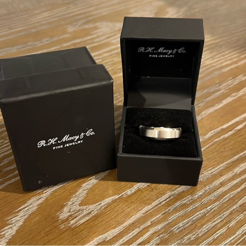 NWT Men's Size 12.5 TRITON Steel Wedding Band - Picture 4 of 9